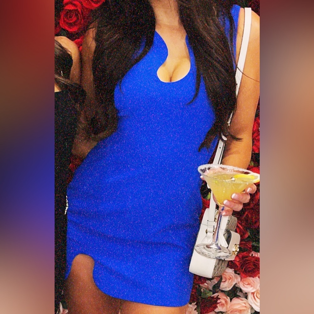 Amanda uprichard puzzle dress in blue